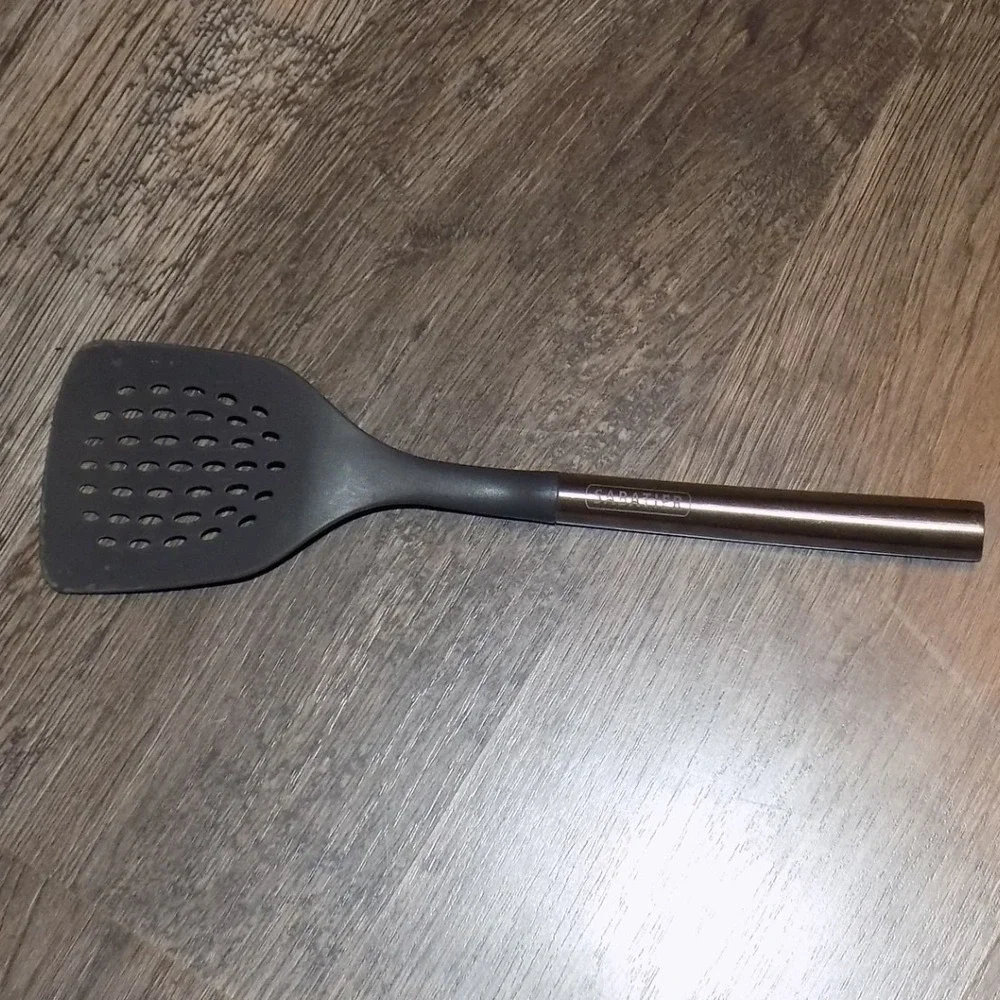 Sabatier Slotted Turner Spatula Kitchen Gray Good Stainless Steel‎ Handle